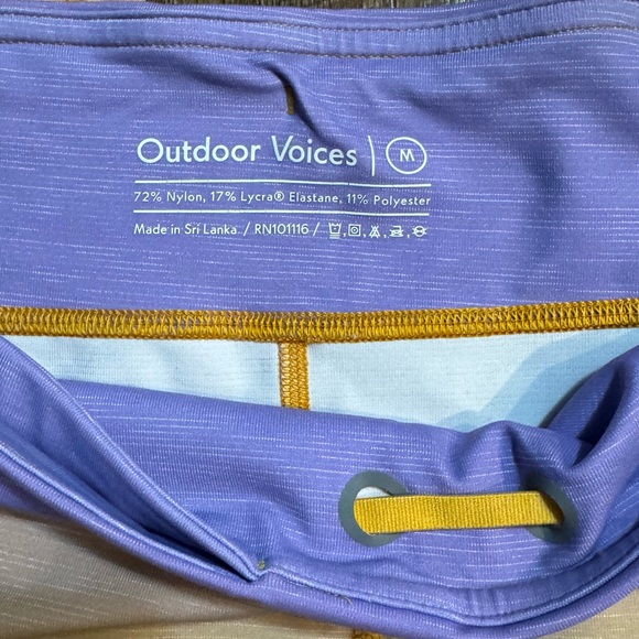 Outdoor Voices Move Free Ombré Rainbow Legging Size Medium - Picture 5 of 5